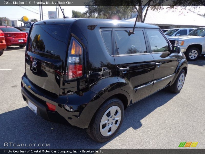 Shadow Black / Black Cloth 2011 Kia Soul 1.6