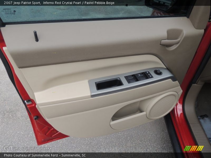 Inferno Red Crystal Pearl / Pastel Pebble Beige 2007 Jeep Patriot Sport