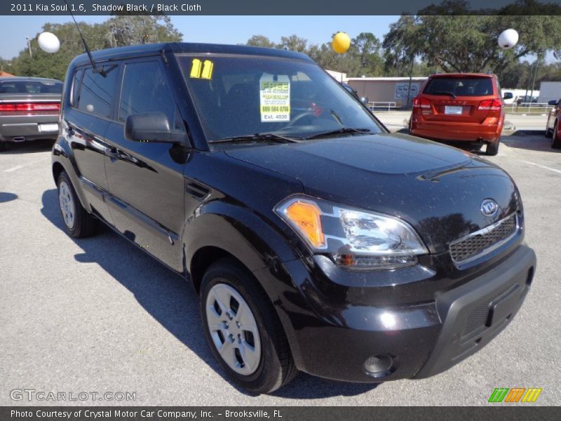Shadow Black / Black Cloth 2011 Kia Soul 1.6