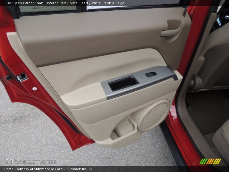 Inferno Red Crystal Pearl / Pastel Pebble Beige 2007 Jeep Patriot Sport
