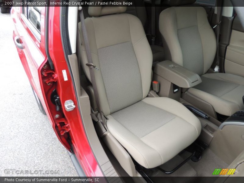 Inferno Red Crystal Pearl / Pastel Pebble Beige 2007 Jeep Patriot Sport
