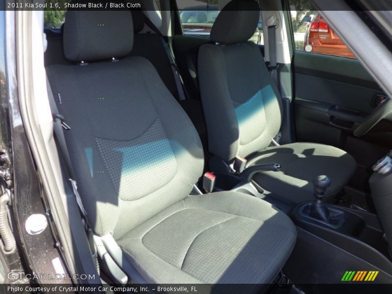 Shadow Black / Black Cloth 2011 Kia Soul 1.6