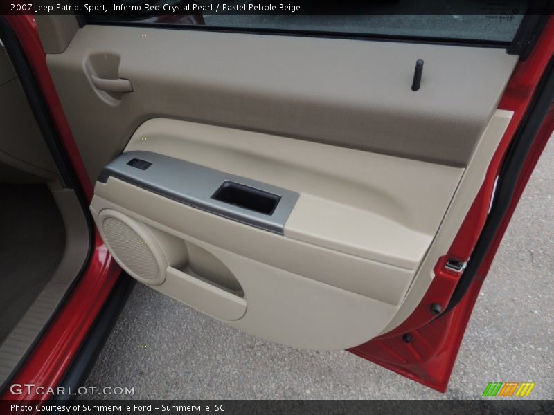 Inferno Red Crystal Pearl / Pastel Pebble Beige 2007 Jeep Patriot Sport