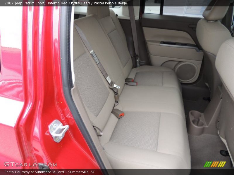 Inferno Red Crystal Pearl / Pastel Pebble Beige 2007 Jeep Patriot Sport