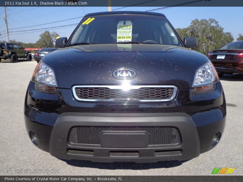 Shadow Black / Black Cloth 2011 Kia Soul 1.6
