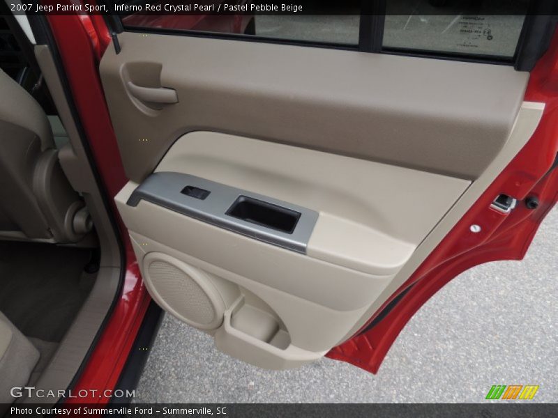 Inferno Red Crystal Pearl / Pastel Pebble Beige 2007 Jeep Patriot Sport