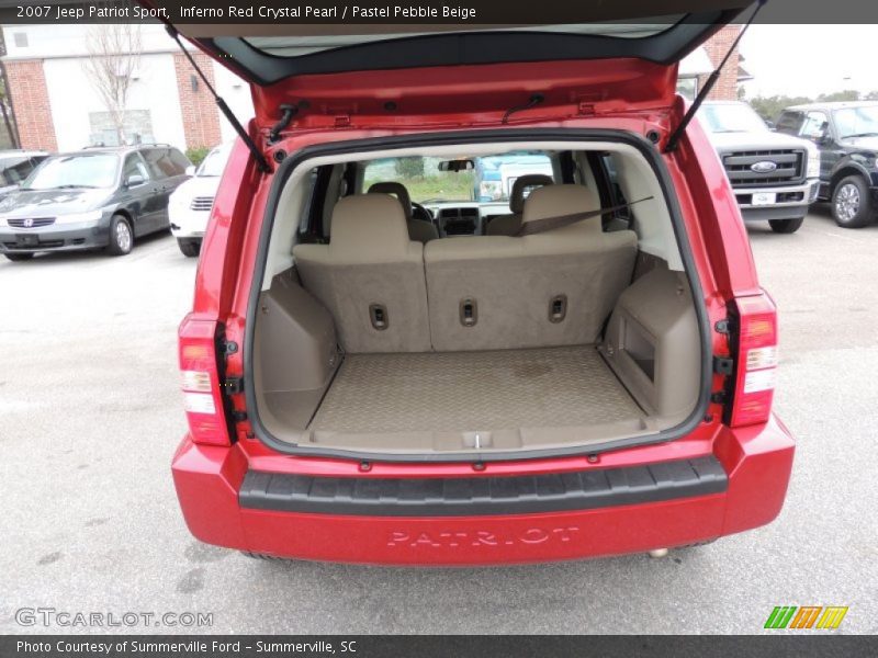 Inferno Red Crystal Pearl / Pastel Pebble Beige 2007 Jeep Patriot Sport