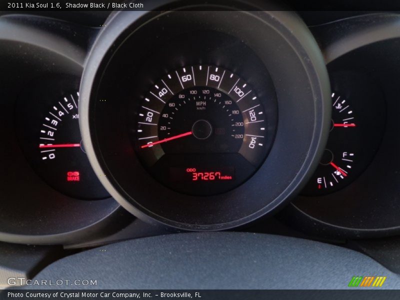 Shadow Black / Black Cloth 2011 Kia Soul 1.6