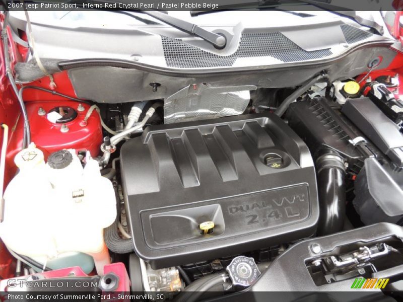 Inferno Red Crystal Pearl / Pastel Pebble Beige 2007 Jeep Patriot Sport