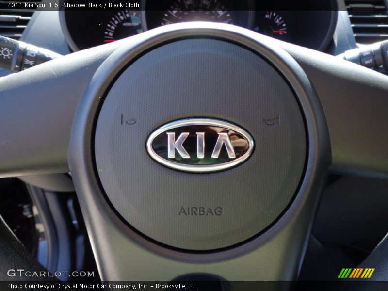 Shadow Black / Black Cloth 2011 Kia Soul 1.6