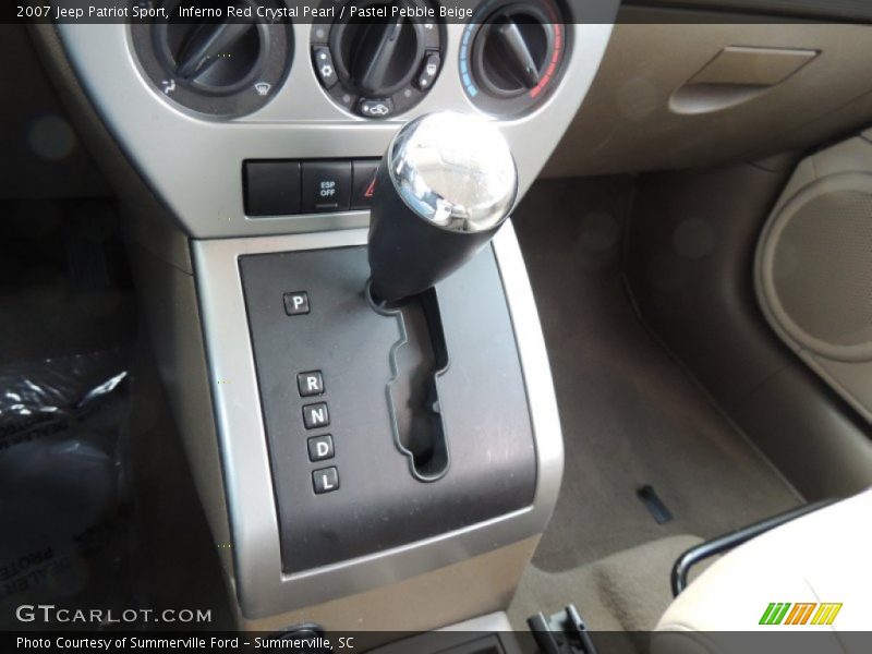 Inferno Red Crystal Pearl / Pastel Pebble Beige 2007 Jeep Patriot Sport