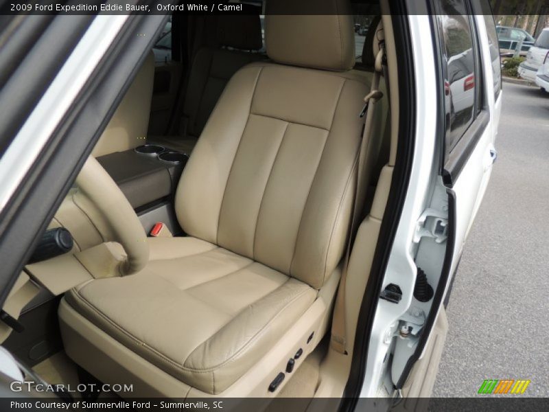 Oxford White / Camel 2009 Ford Expedition Eddie Bauer