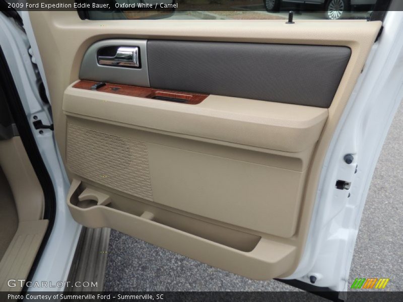 Oxford White / Camel 2009 Ford Expedition Eddie Bauer