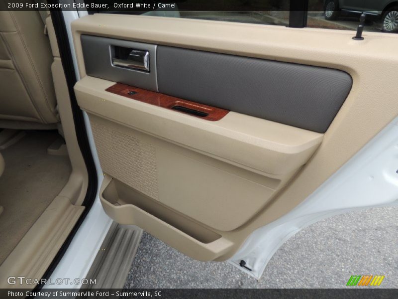Oxford White / Camel 2009 Ford Expedition Eddie Bauer