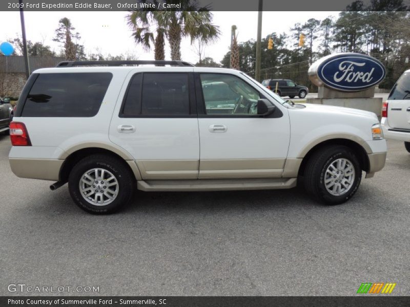 Oxford White / Camel 2009 Ford Expedition Eddie Bauer