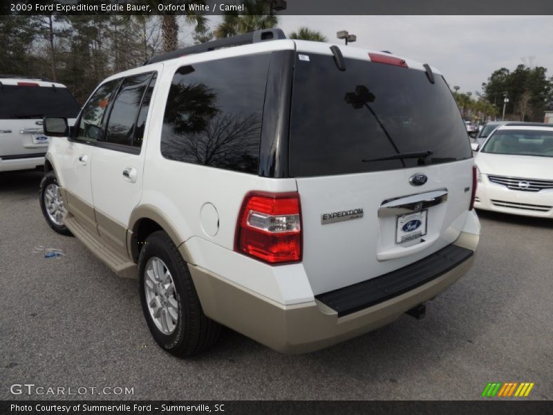Oxford White / Camel 2009 Ford Expedition Eddie Bauer