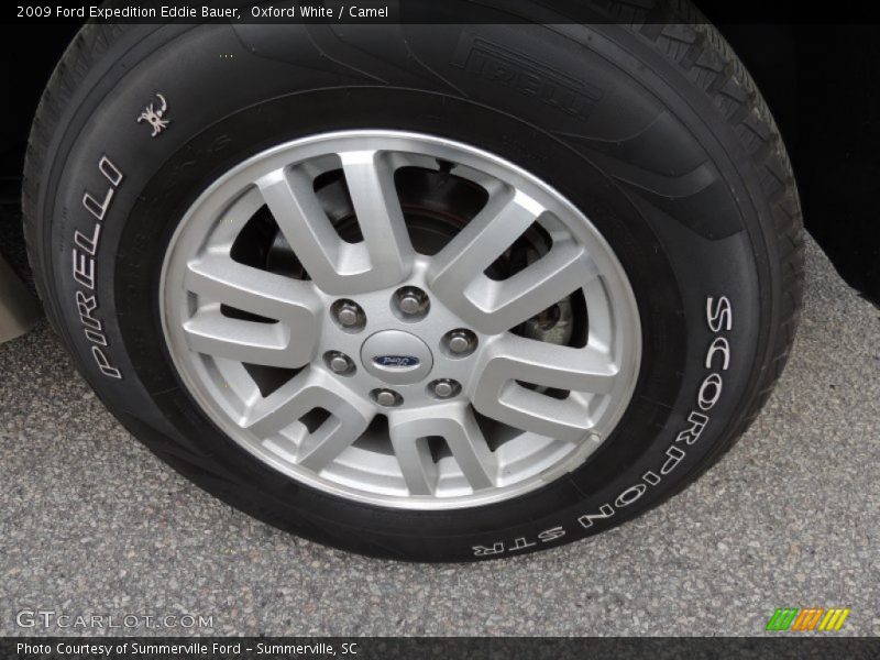 Oxford White / Camel 2009 Ford Expedition Eddie Bauer
