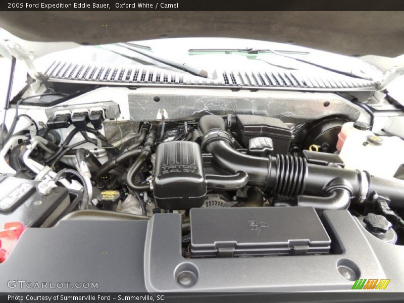 Oxford White / Camel 2009 Ford Expedition Eddie Bauer