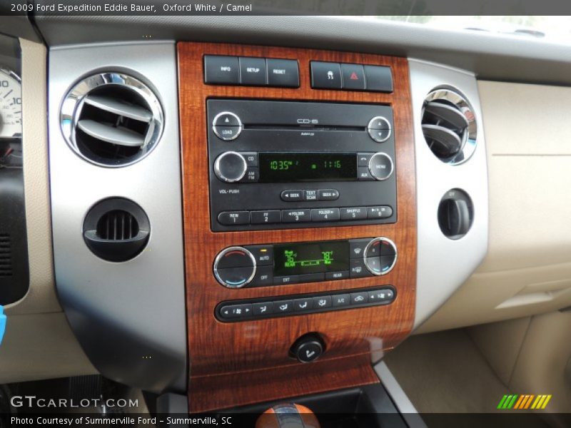 Oxford White / Camel 2009 Ford Expedition Eddie Bauer