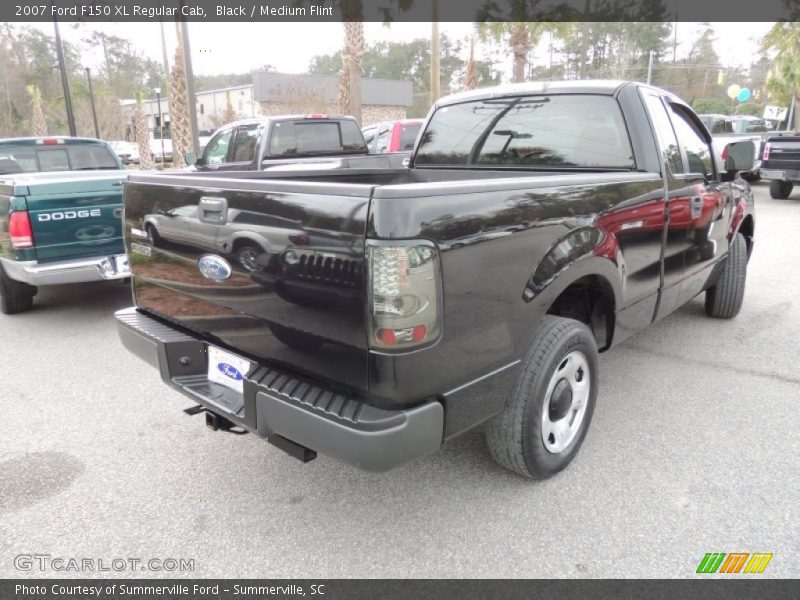 Black / Medium Flint 2007 Ford F150 XL Regular Cab