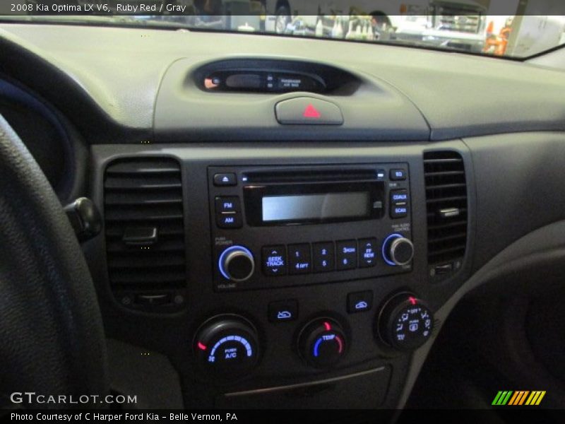 Ruby Red / Gray 2008 Kia Optima LX V6
