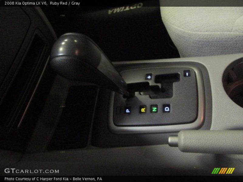 Ruby Red / Gray 2008 Kia Optima LX V6