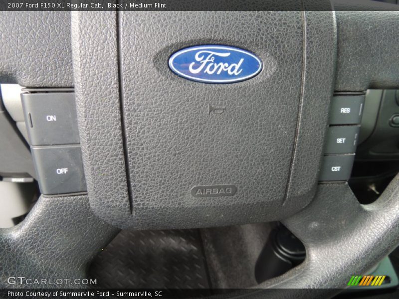 Black / Medium Flint 2007 Ford F150 XL Regular Cab