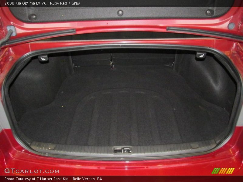 Ruby Red / Gray 2008 Kia Optima LX V6