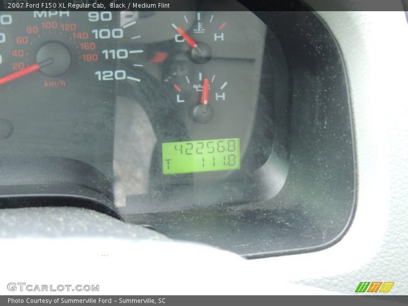 Black / Medium Flint 2007 Ford F150 XL Regular Cab