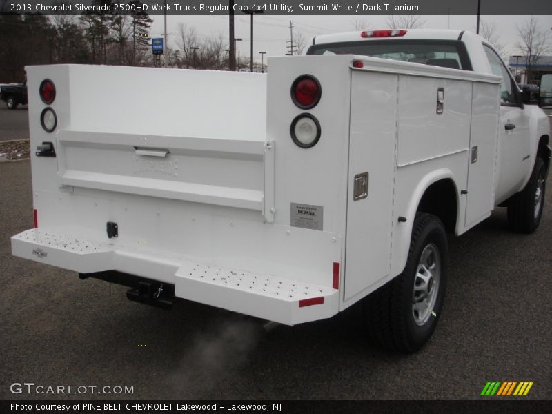 Summit White / Dark Titanium 2013 Chevrolet Silverado 2500HD Work Truck Regular Cab 4x4 Utility