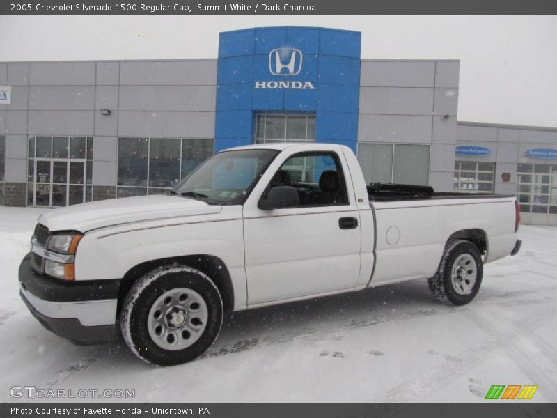 Summit White / Dark Charcoal 2005 Chevrolet Silverado 1500 Regular Cab