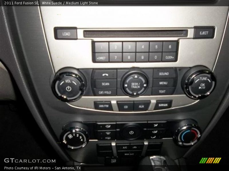 White Suede / Medium Light Stone 2011 Ford Fusion SE