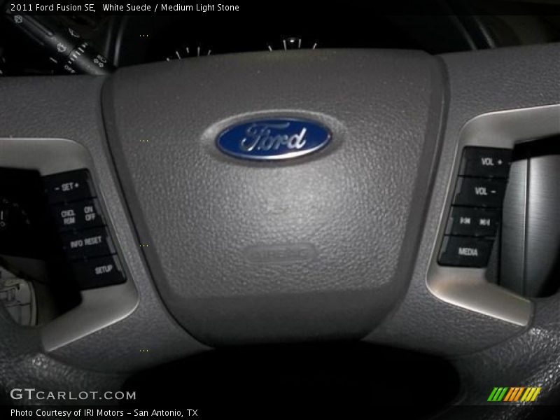White Suede / Medium Light Stone 2011 Ford Fusion SE