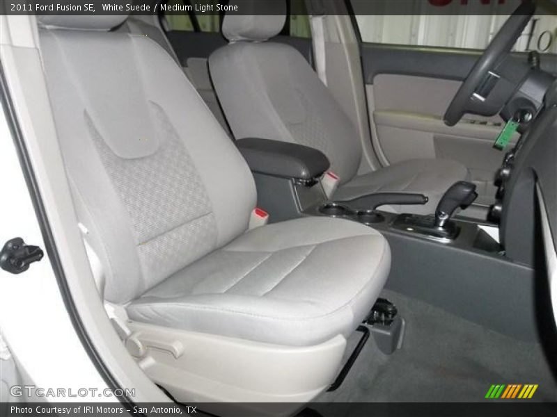 White Suede / Medium Light Stone 2011 Ford Fusion SE
