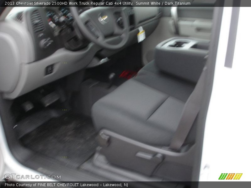 Summit White / Dark Titanium 2013 Chevrolet Silverado 2500HD Work Truck Regular Cab 4x4 Utility