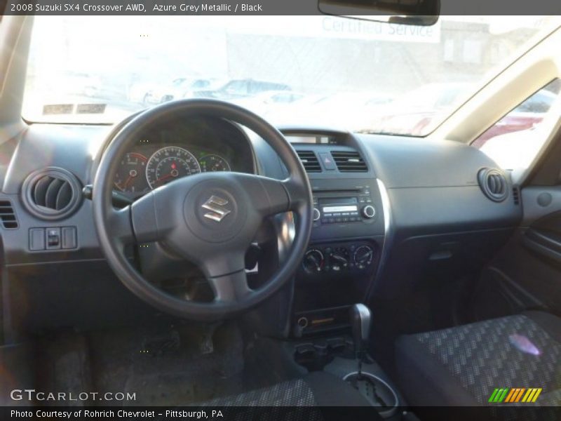 Azure Grey Metallic / Black 2008 Suzuki SX4 Crossover AWD