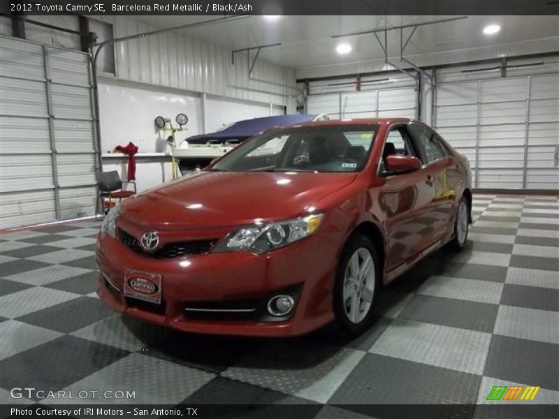 Barcelona Red Metallic / Black/Ash 2012 Toyota Camry SE