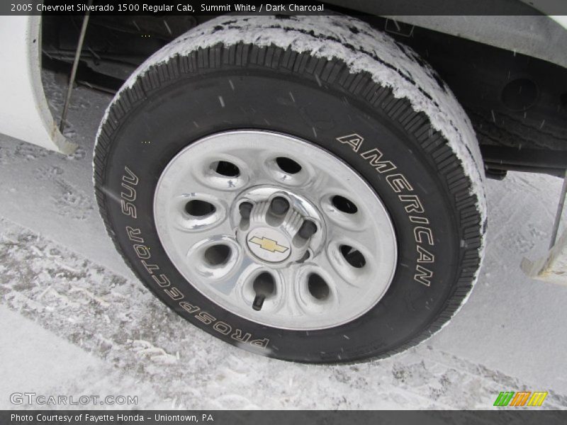 Summit White / Dark Charcoal 2005 Chevrolet Silverado 1500 Regular Cab