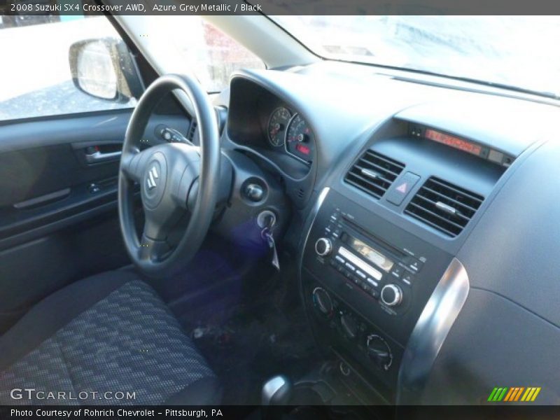 Azure Grey Metallic / Black 2008 Suzuki SX4 Crossover AWD