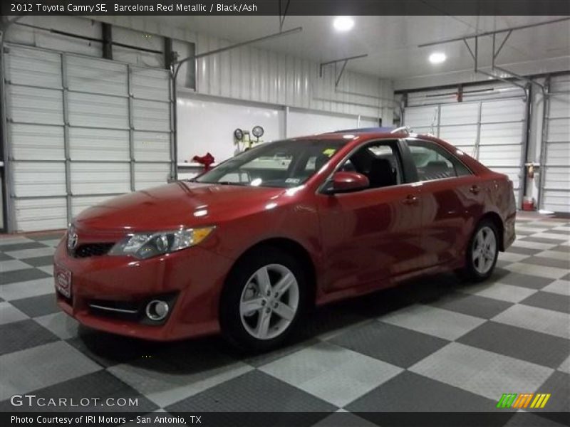 Barcelona Red Metallic / Black/Ash 2012 Toyota Camry SE