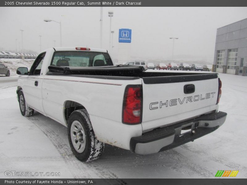 Summit White / Dark Charcoal 2005 Chevrolet Silverado 1500 Regular Cab