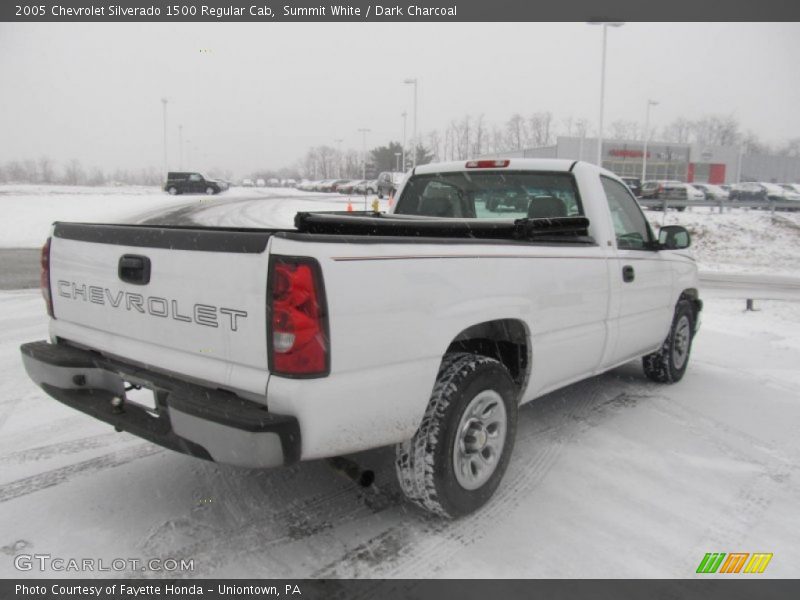 Summit White / Dark Charcoal 2005 Chevrolet Silverado 1500 Regular Cab