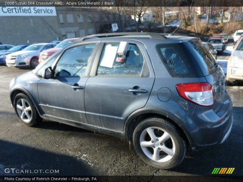 Azure Grey Metallic / Black 2008 Suzuki SX4 Crossover AWD