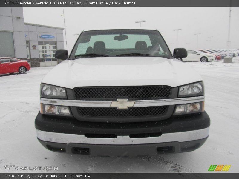 Summit White / Dark Charcoal 2005 Chevrolet Silverado 1500 Regular Cab