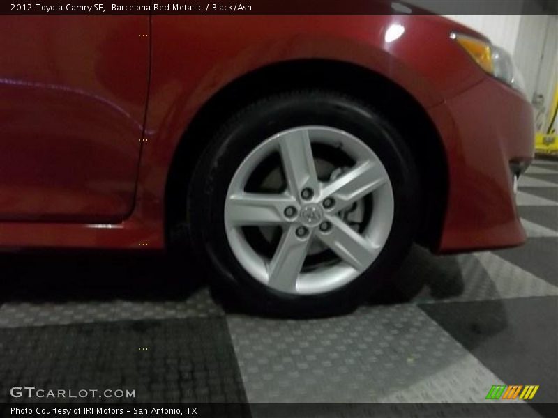Barcelona Red Metallic / Black/Ash 2012 Toyota Camry SE