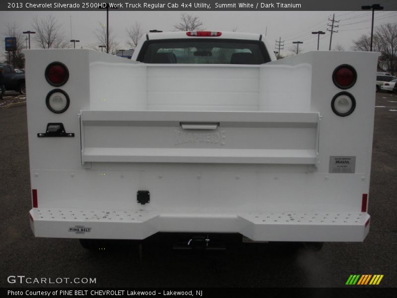 Summit White / Dark Titanium 2013 Chevrolet Silverado 2500HD Work Truck Regular Cab 4x4 Utility