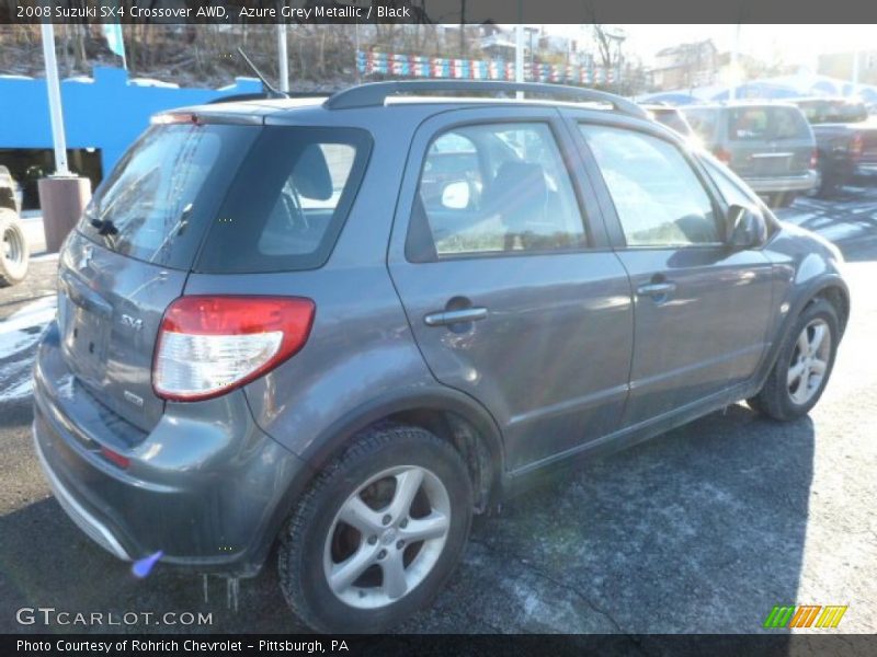 Azure Grey Metallic / Black 2008 Suzuki SX4 Crossover AWD