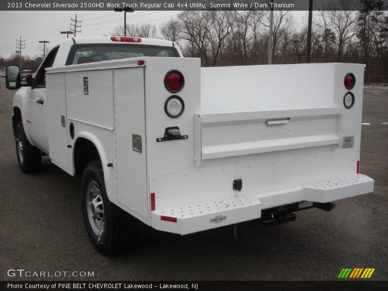 Summit White / Dark Titanium 2013 Chevrolet Silverado 2500HD Work Truck Regular Cab 4x4 Utility