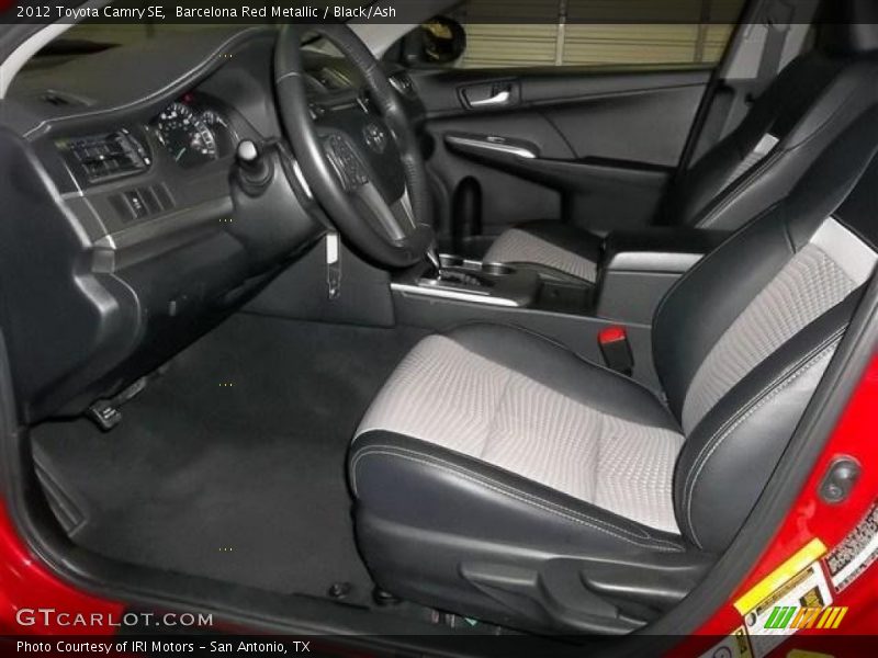 Barcelona Red Metallic / Black/Ash 2012 Toyota Camry SE