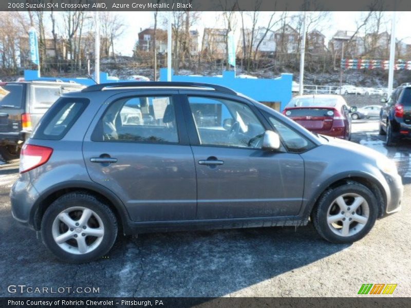 Azure Grey Metallic / Black 2008 Suzuki SX4 Crossover AWD